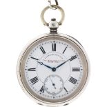 J.G. Graves Sheffield lever escapement - Men's pocket watch - appr. 1900.