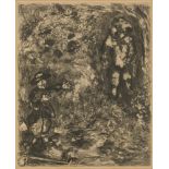 Marc Chagall (Liozna, Belarus 1887 - 1985, Saint Paul de Vence, France), d'après, "L'Ours et l'Amate