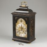 A 'Steven Hoogendijk' table pendulum/ bracket clock, Dutch, ca. 1730.