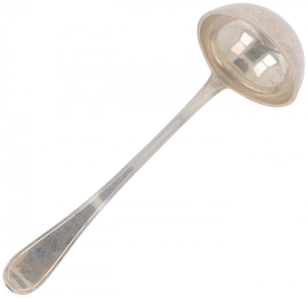 Soup ladle silver.