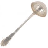 Soup ladle silver.