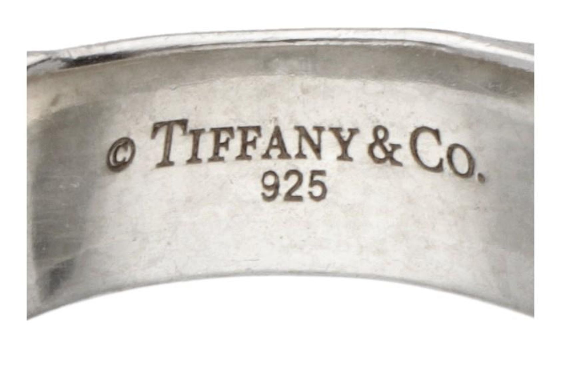Silver Tiffany & Co. ring with flowers - 925/1000. - Image 3 of 3