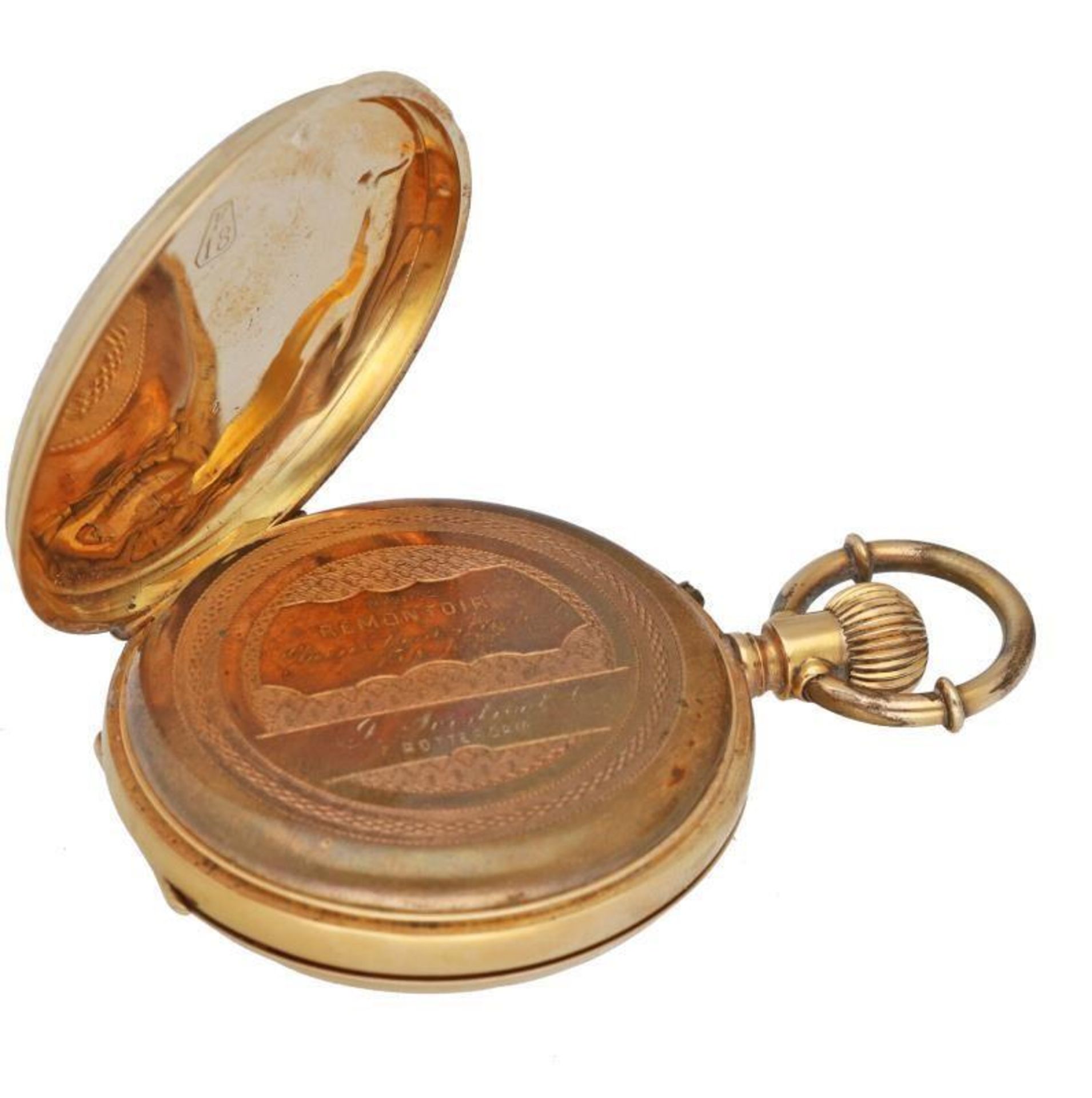 Savonette pocket watch - Men's pocket watch - Manual winding. - Bild 3 aus 4