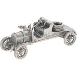 Miniature ITALA racing car silver.