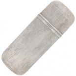 Glasses case silver.