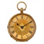 Reid & Sons Newcastle - Men's Pocket Watch - appr. 1870.