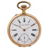 Pocket watch IWC gold - Men's pocket watch - Manual winding - apprx. 1900.