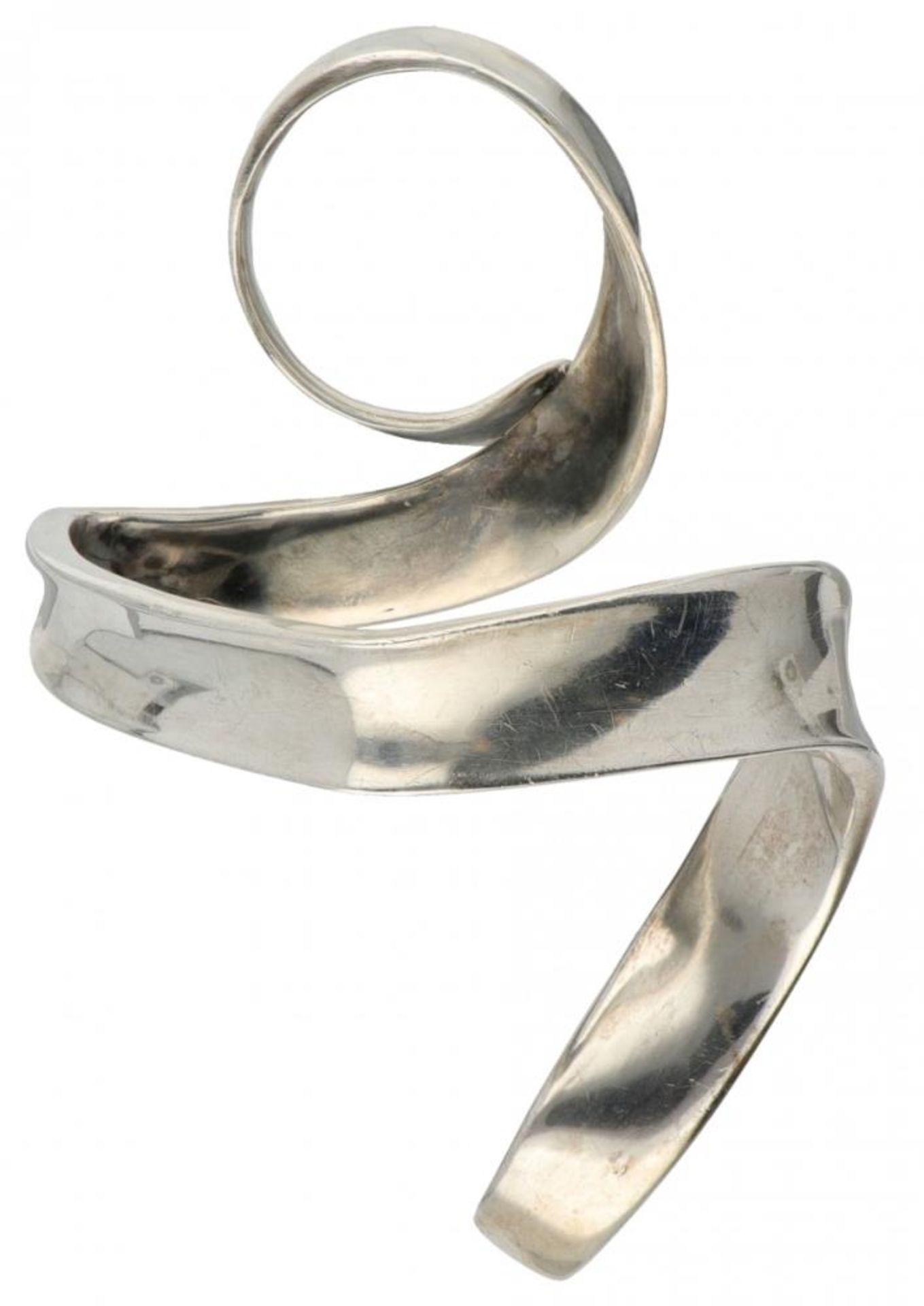 Silver A.B. Wouters design bangle - 835/1000. - Image 2 of 3