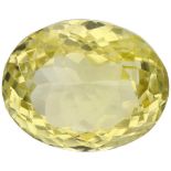 GLI Certified Natural Lemon Quartz Gemstone 9.05 ct.