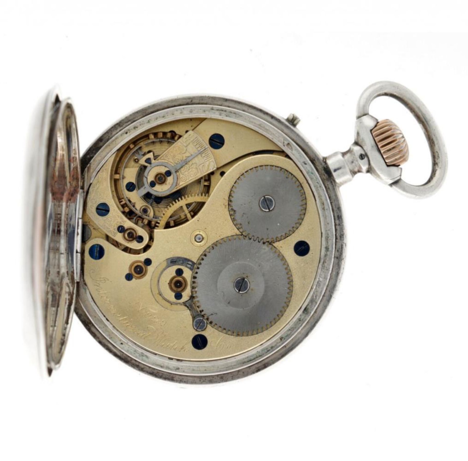 IWC Cylinder Escapement - Men's pocket watch - apprx. 1850. - Bild 3 aus 6