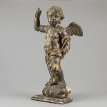 (A203/A141). A wooden sculpture of an angel, 17th century.