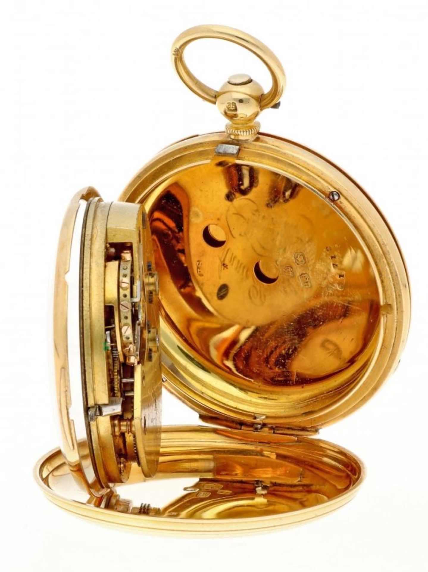 Annie Priestley Savonette, cylinder escapement - Men's Pocket Watch - appr. 1879. - Bild 6 aus 7