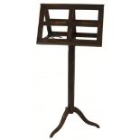A wooden eclesiastical-/ music stand, 19th century.
