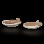 A lot comprised of (2) stoneware oil lamps Vung Tao Cargo (Christies 1992), China, Kangxi.