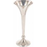 Silver carnation vase.