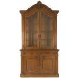 An oakwood 'Liège' cabinet, Belgium, 19th century.