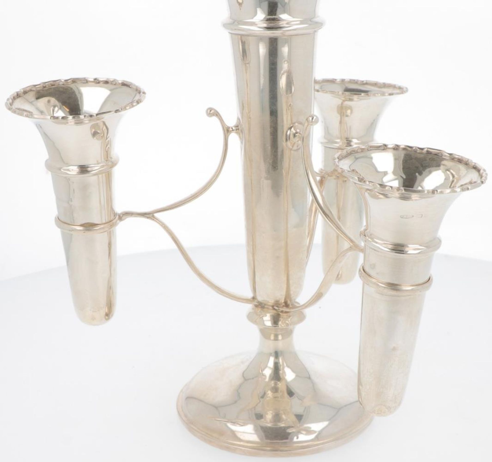 Epergne / table piece silver. - Image 2 of 3