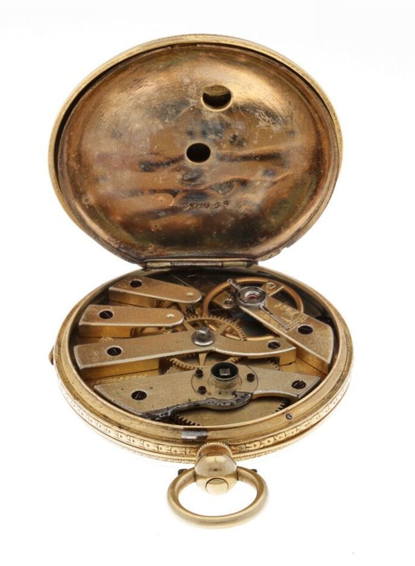 Stauffer de-Fonds cylinder escapement - Men's pocket watch - appr. 1910. - Bild 5 aus 6