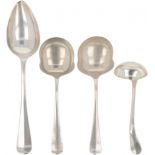(4) piece lot "Haags Lofje" silver spoons.