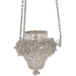 Russian Orthodox incense burner silver.