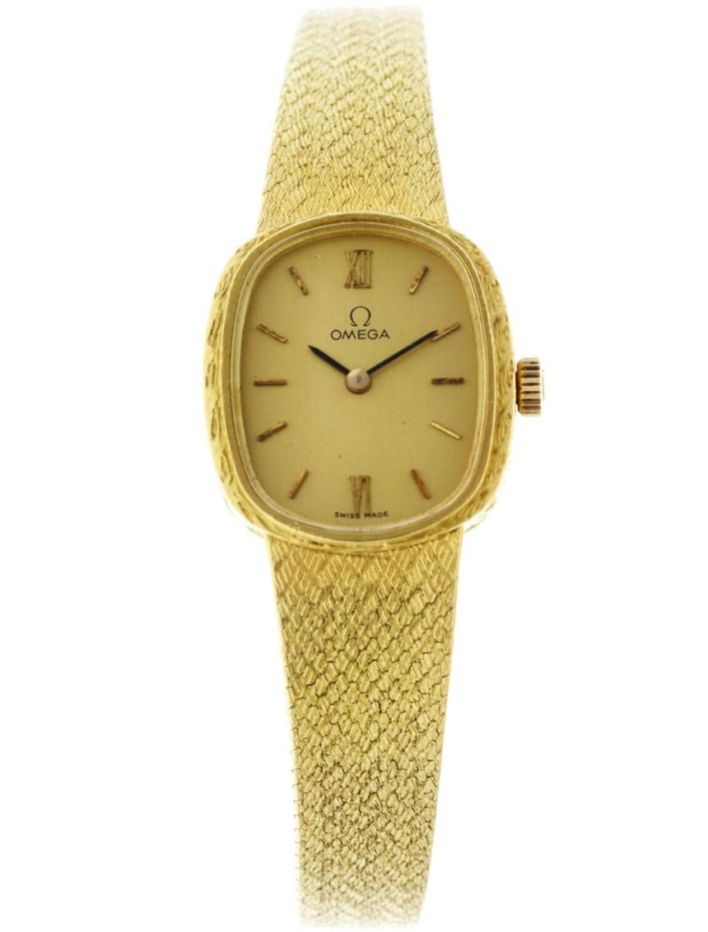 Omega full gold 511.8805 - Ladies Watch - appr. 1977.