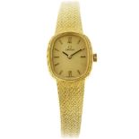 Omega full gold 511.8805 - Ladies Watch - appr. 1977.