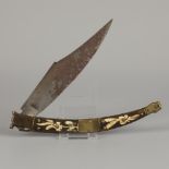 A "Navajo" folding knife, Spain, 19th century.