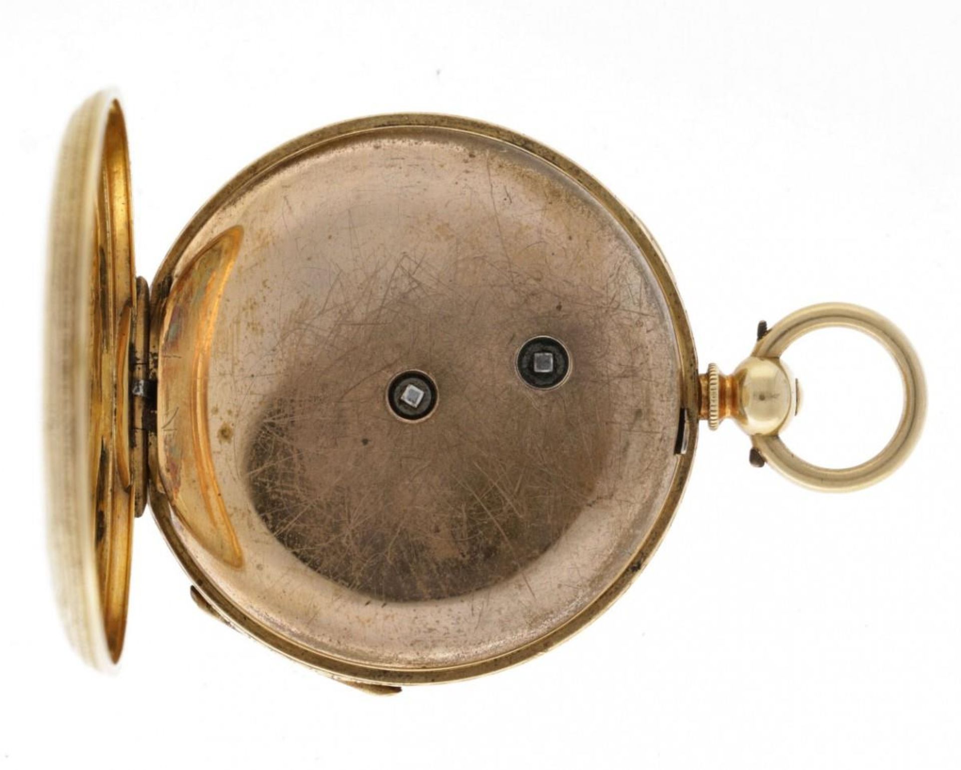 Stauffer de-Fonds cylinder escapement - Men's pocket watch - appr. 1910. - Bild 3 aus 6