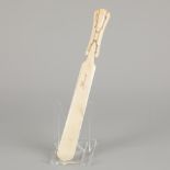 An ivory bookknife, Belgium/ France, 1st quarter 20th century.