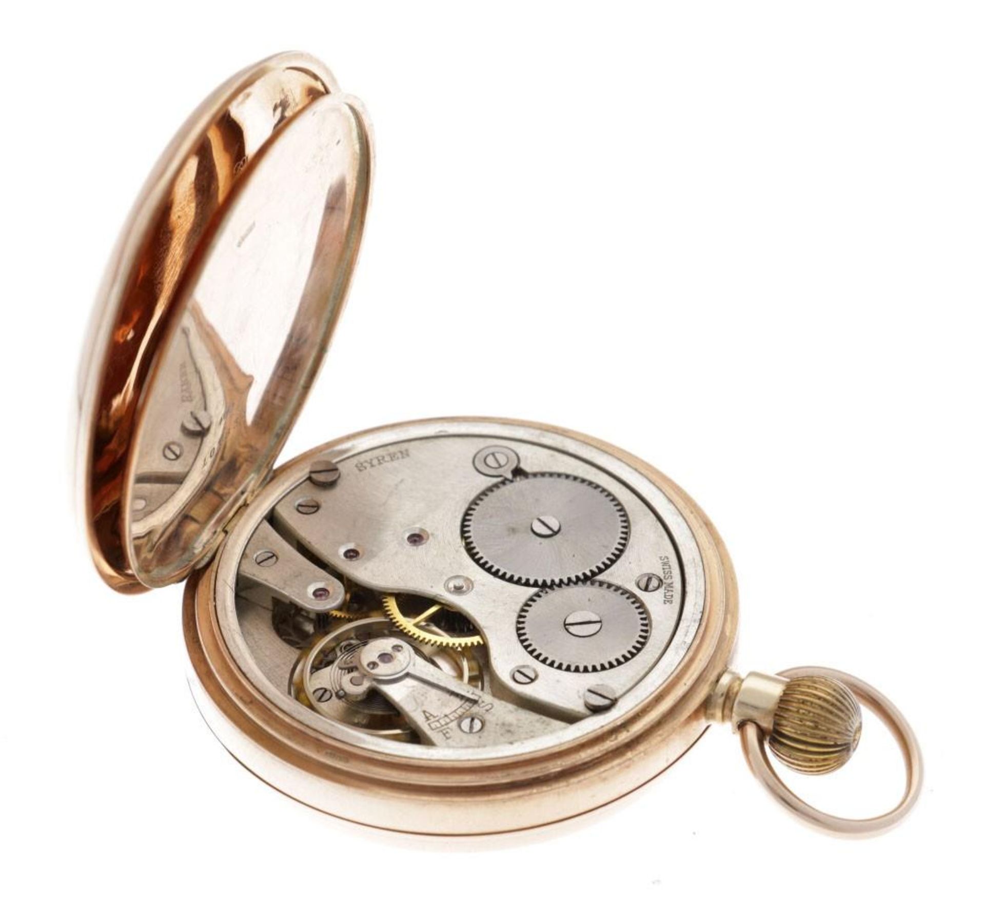 Syren lever escapement - Men's Pocket Watch - appr. 1905. - Bild 4 aus 5