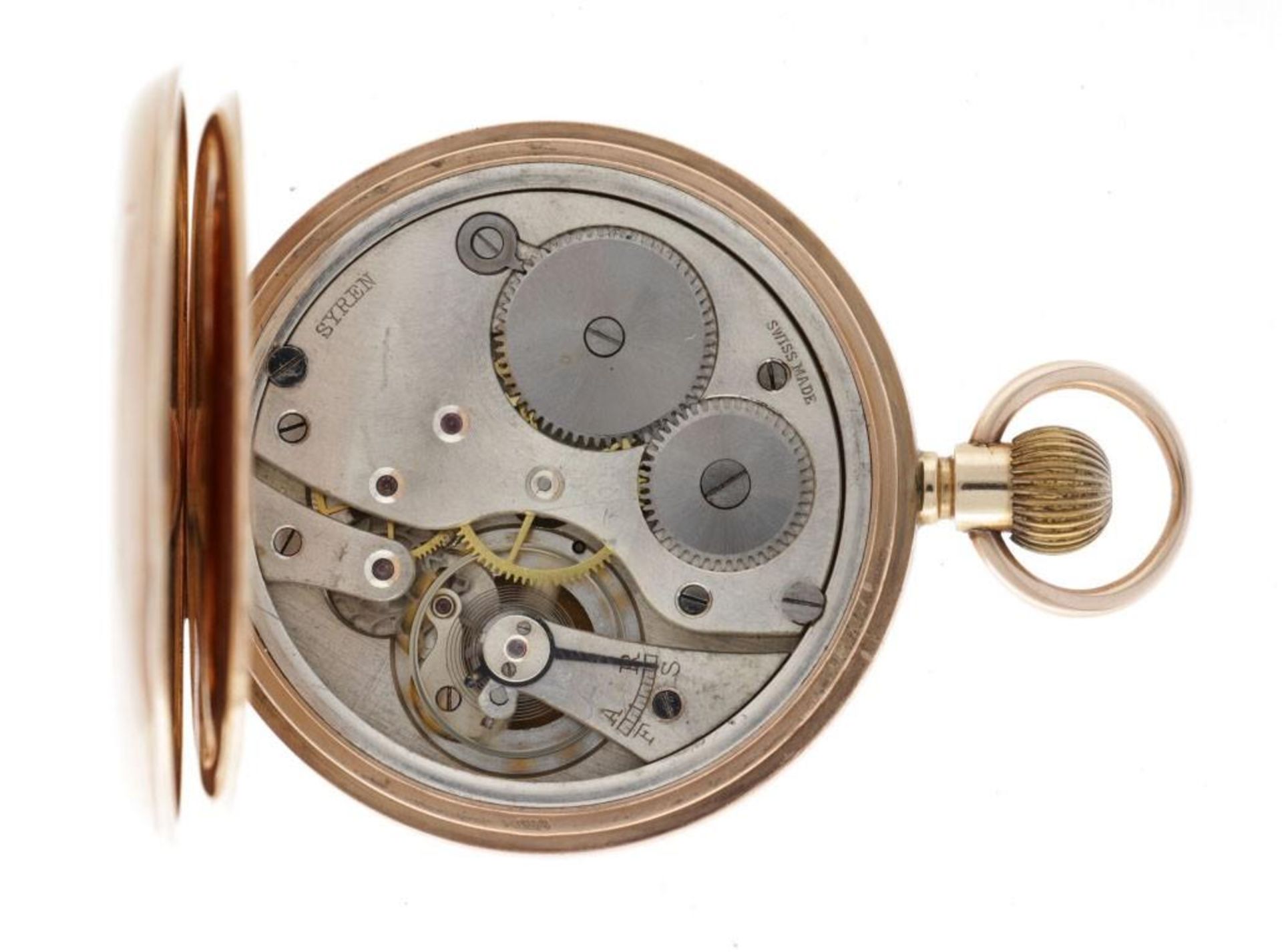 Syren lever escapement - Men's Pocket Watch - appr. 1905. - Bild 3 aus 5