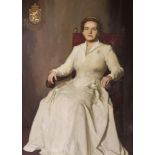 Adrianus "Marie" van der Plas (Rotterdam 1899 - 1974 Kerkrade), Portrait of HRH Juliana Queen of The