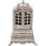 Miniature cabinet silver.