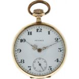 Aramis lever escapement 14 Kt. gold - Men's pocketwatch - apprx. 1900.