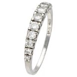 14K. White gold ring set with approx. 0.44 ct. diamond.