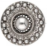 Silver antique Zeeland knot brooch - 925/1000.