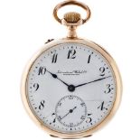 IWC Lever Escapement - Men's pocket watch - apprx. 1910.