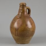 A bartmann/ 'Bartmann' stoneware jug with tiger salt glaze, (Cologne/ Frechen), Germany, 1st half 18