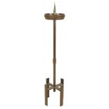 A large Art Deco style pricket candlestick, Holland, 2nd quarter of the 20th century.