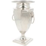 Decorative vase silver.