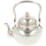 Teapot (Japan export) silver.