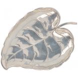 Bowl 'leaf' silver.