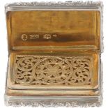 Vinaigrette box silver.