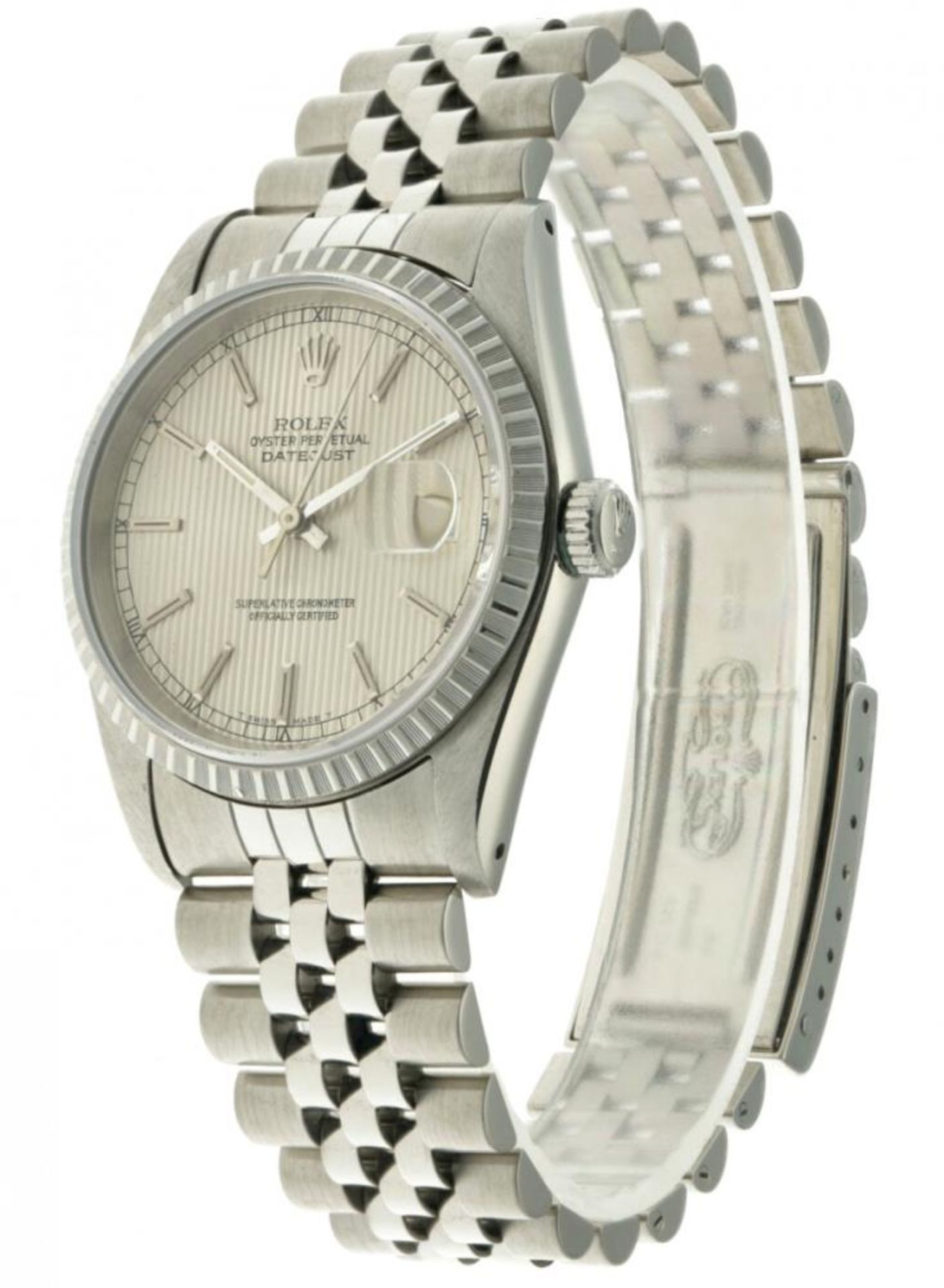 Rolex Datejust Tapestry 16220 - Men's watch - apprx. 1988. - Image 2 of 7