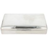 Silver cigar box