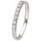 18K. White gold Alfieri & St. John ring set with approx. 0.14 ct. diamond.