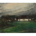 Henriëtte Pessers (Tilburg 1899 - 1986),View of a farmhouse in a landscape.