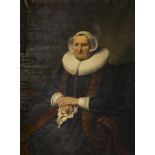 After Ferdinand Bol (Dordrecht 1616 - 1680 Amsterdam), Portrait of an elderly lady possibly Elizabet