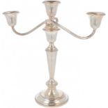 Candlestick silver-plated.