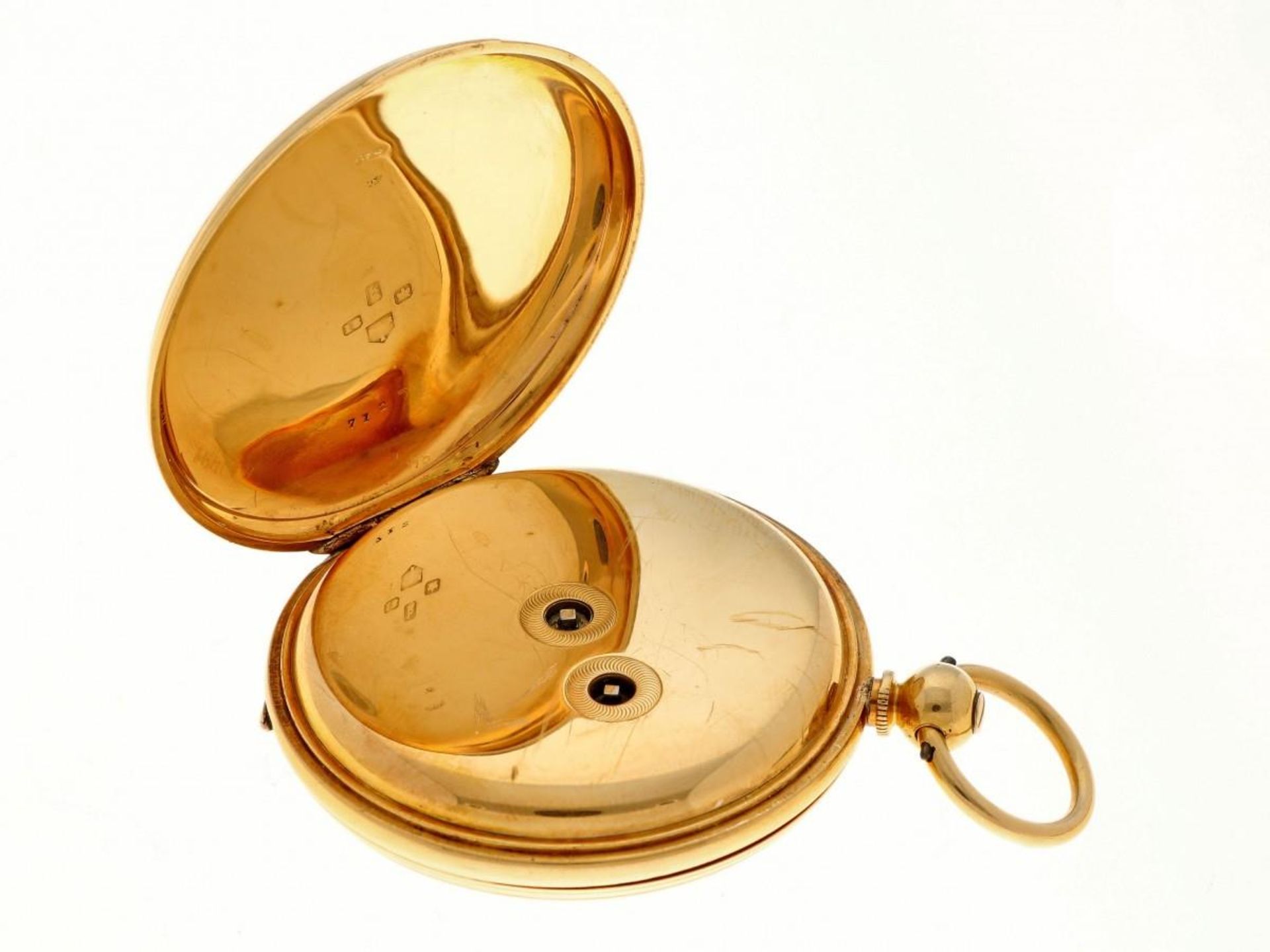 Annie Priestley Savonette, cylinder escapement - Men's Pocket Watch - appr. 1879. - Bild 4 aus 7